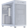 Asus prime ap303 - tempered glass panel midi tower behuizing (wit | 2x usb-a | 1x usb-c | tempered glass)