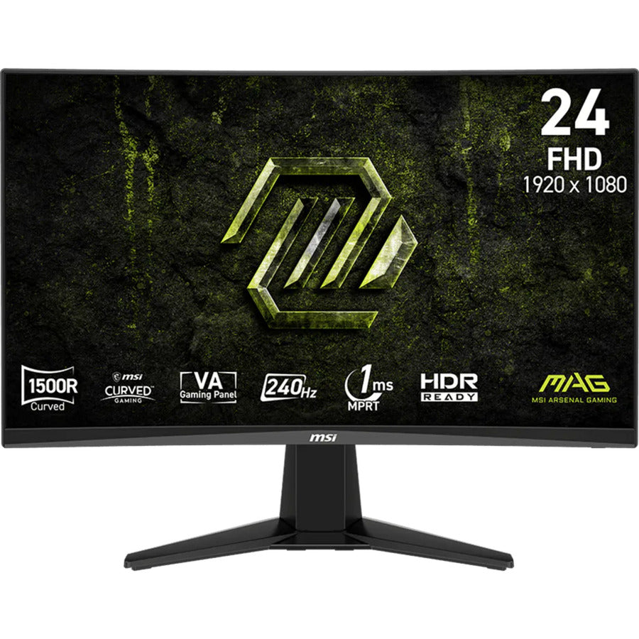 Monitor da gioco curvo Msi mag 245c x24 23,6 (nero, 2x HDMI, porta display, 240 Hz)