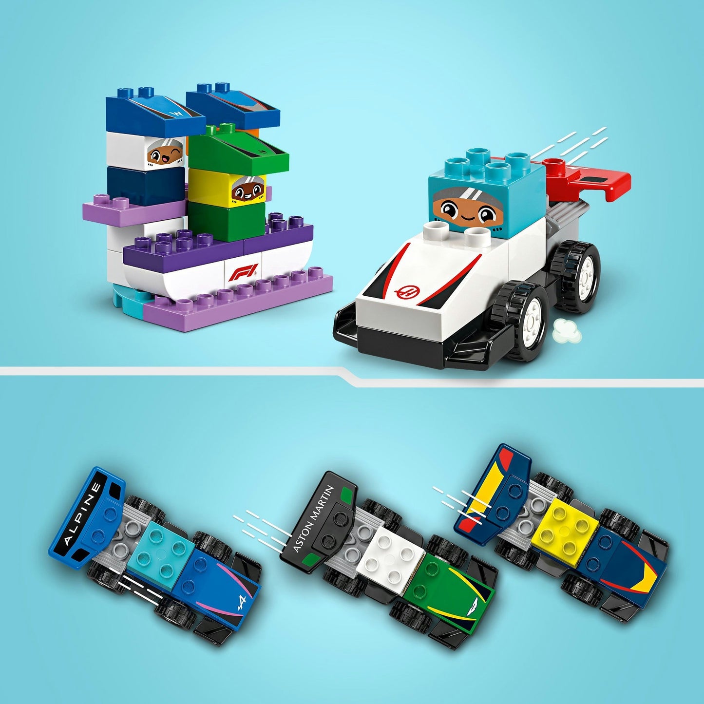 LEGO LEGO DUPLO CITTÀ 10445 F1 Auto da corsa e piloti F1