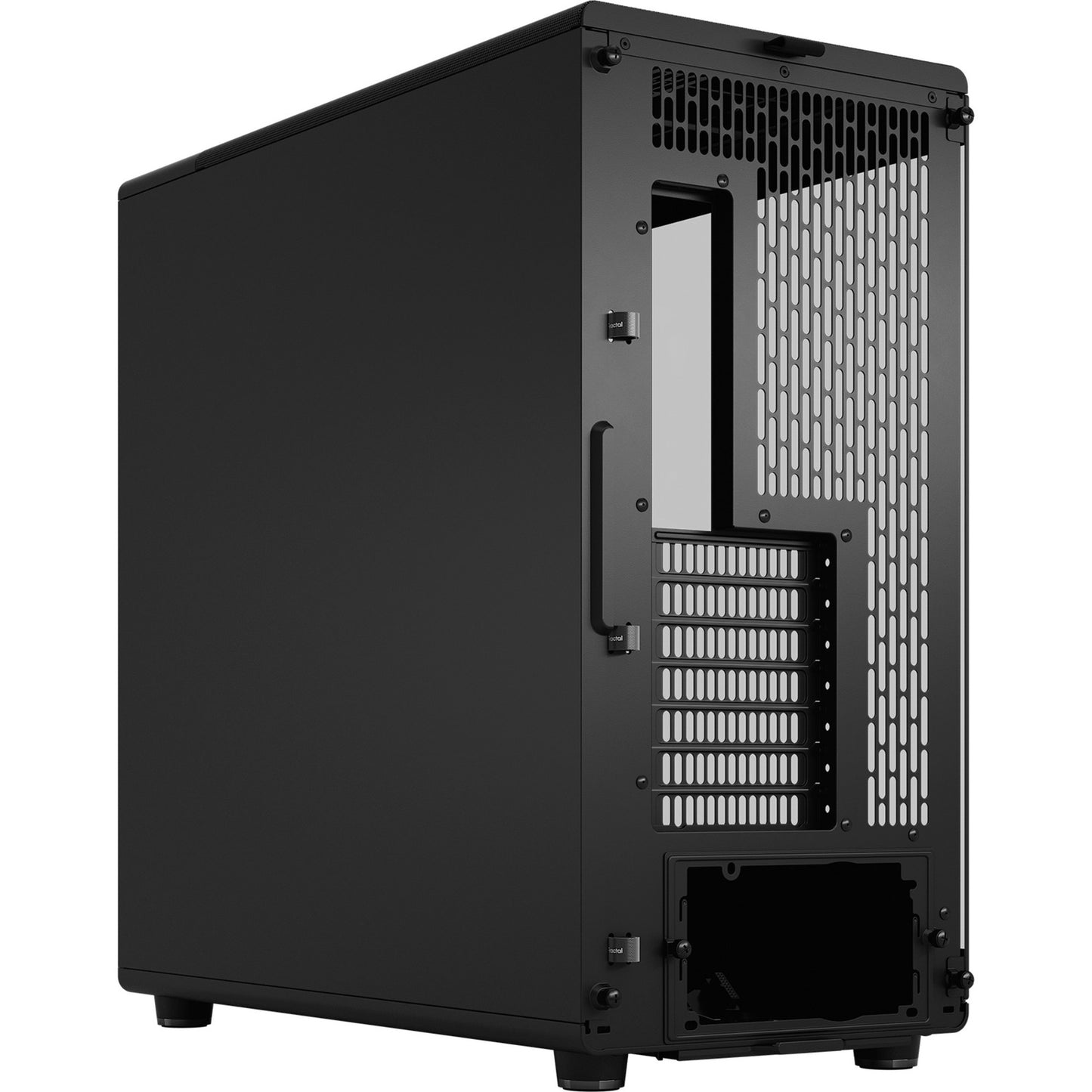 Fractal design north xl momentum edition midi tower behuizing (zwart houtkleur | 2x usb-a | 1x usb-c | tempered glass)