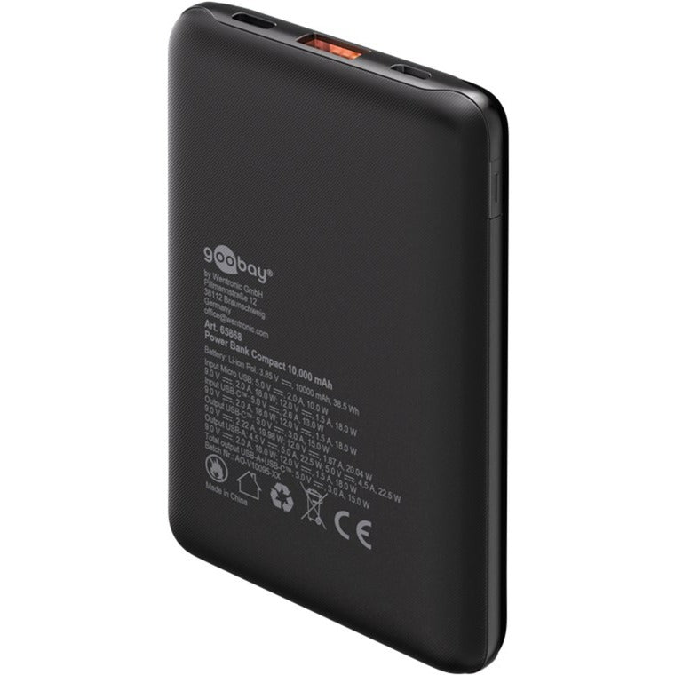 Goobay PowerBank Compact 10,000 mAh