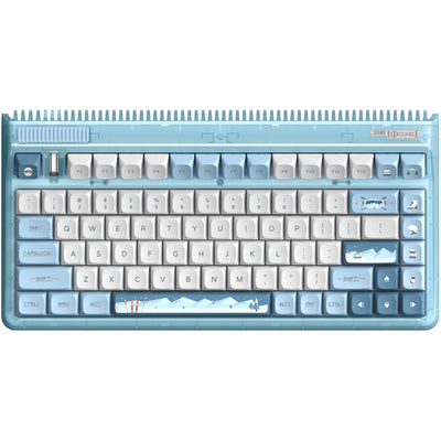 Teclado mecánico inalámbrico Iqunix OG80 Wintertide