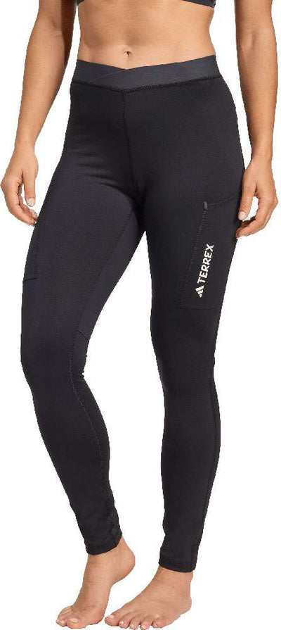 Adidas terrex xperior brushed tights - women's running tights