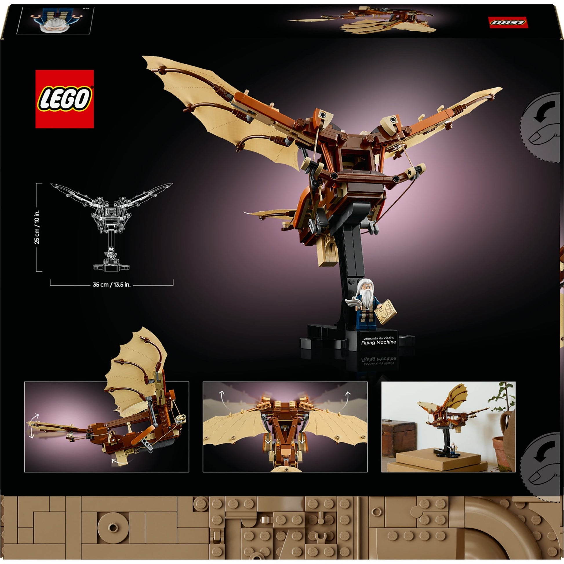 LEGO LEGO ICONS 10363 The flying machine from Leonardo da Vinci
