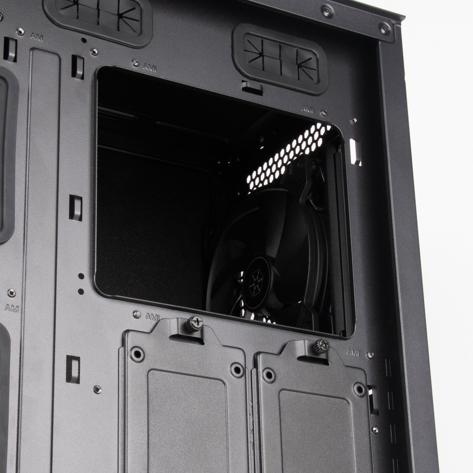 Silverstone seta q1 midi tower behuizing (zwart | 2x usb-a | 1x usb-c)