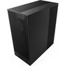 Nzxt h7 flow (2024) midi tower behuizing (zwart | 2x usb-a | 1x usb-c | tempered glass)