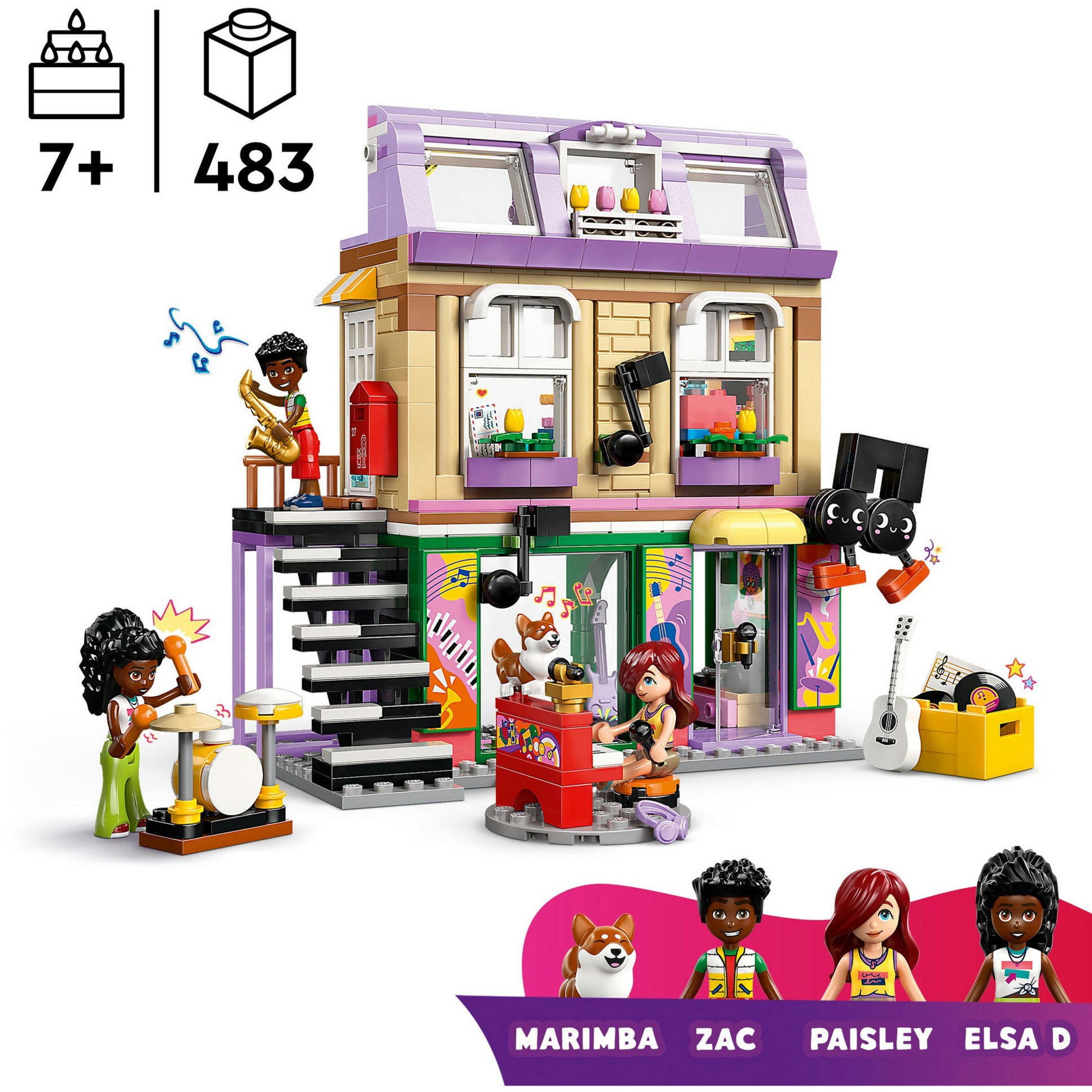 LEGO 42653 Friends Music Shop and Apartment