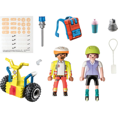 Playmobil Starterpack Rescue con Segway 71257