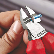 Knipex afstrip-zijsnijtang 14 22 160 kniptang (rood blauw, lengte 160mm, vde-getest) - afbeelding 4