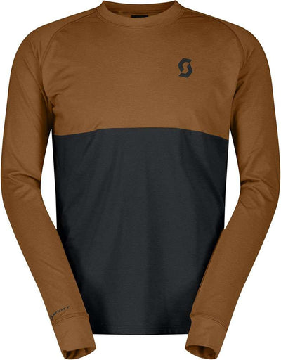 Scott trail storm warm light - maglia a maniche lunghe da mtb