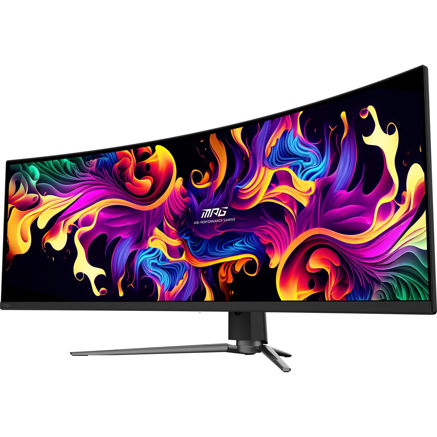 Monitor da gioco ultrawide curvo MSI MPG 491CQP QD-OLED 49 (nero, 2x HDMI, Display Port, 2x USB-A, USB-B, USB-C, 144 Hz)