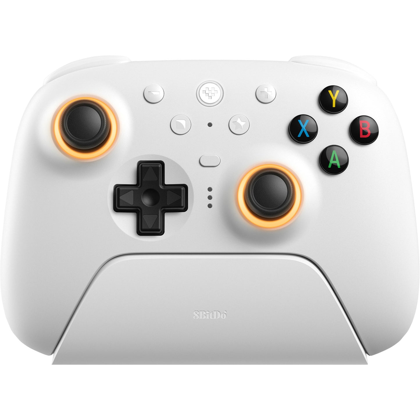 Mando inalámbrico 8bitdo ultimate 2 (blanco, bluetooth 2,4 ghz, usb, pc)
