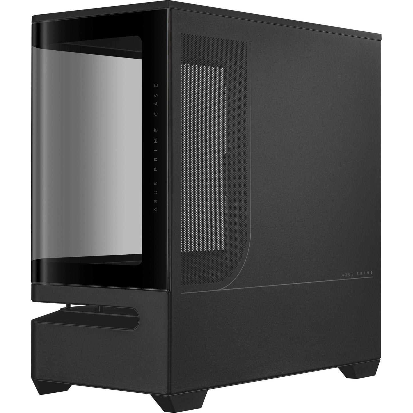 Custodia Midi Tower Asus Prime Ap202 (nero | 2x USB-A | 1x USB-C | RGB | vetro temperato)