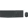 Logitech mk235 draadloze desktopset (zwart, us-international lay-out (qwerty))