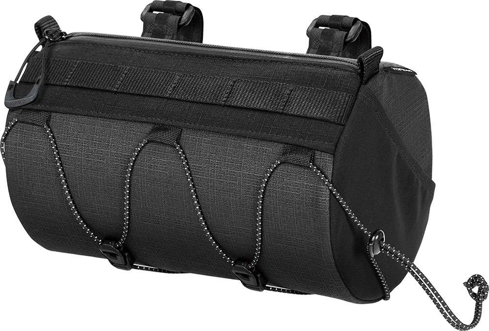 Barbag tubular de Topeak - bolsa de manillar para ciclistas, 3.8L, negro