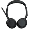 Jabra evoluciona2 55, auriculares supraaurales uc (negro, estéreo, USB-A, Link380a, certificado para Google Meet y Zoom)