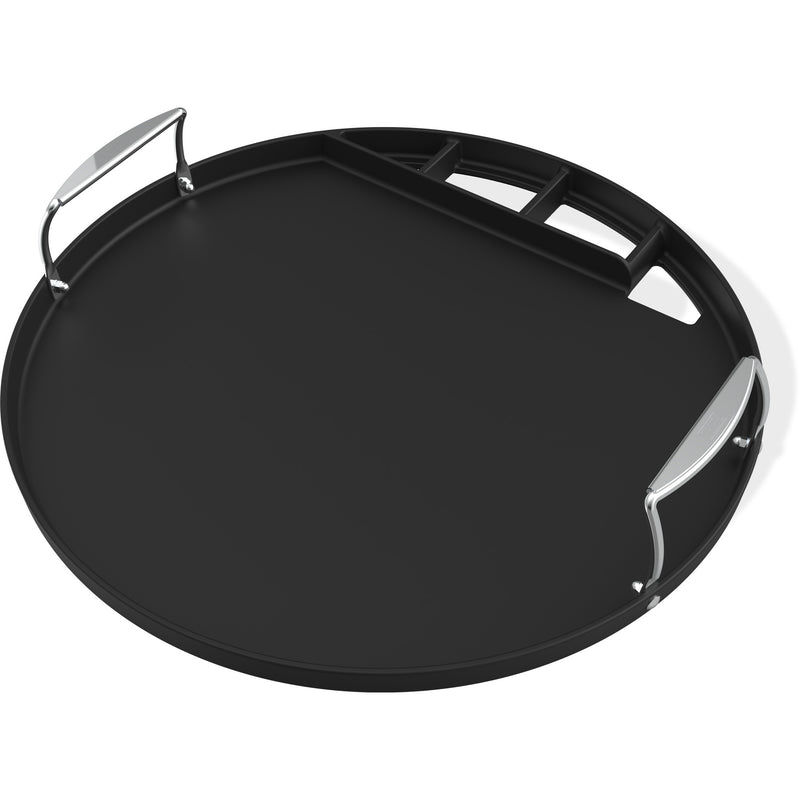 Weber plancha a grandezza naturale - per barbecue a carbone 57 cm piastra (nero)
