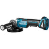 Makita 18 v haakse slijper 125 mm dga505zj (blauw zwart, accu's en lader niet inbegrepen | in mbox | veiligheidsschakelaar)