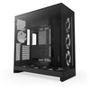 Nzxt h9 flow rgb+ midi tower behuizing (zwart (mat) | 2x usb-a | 1x usb-c | rgb | tempered glass)