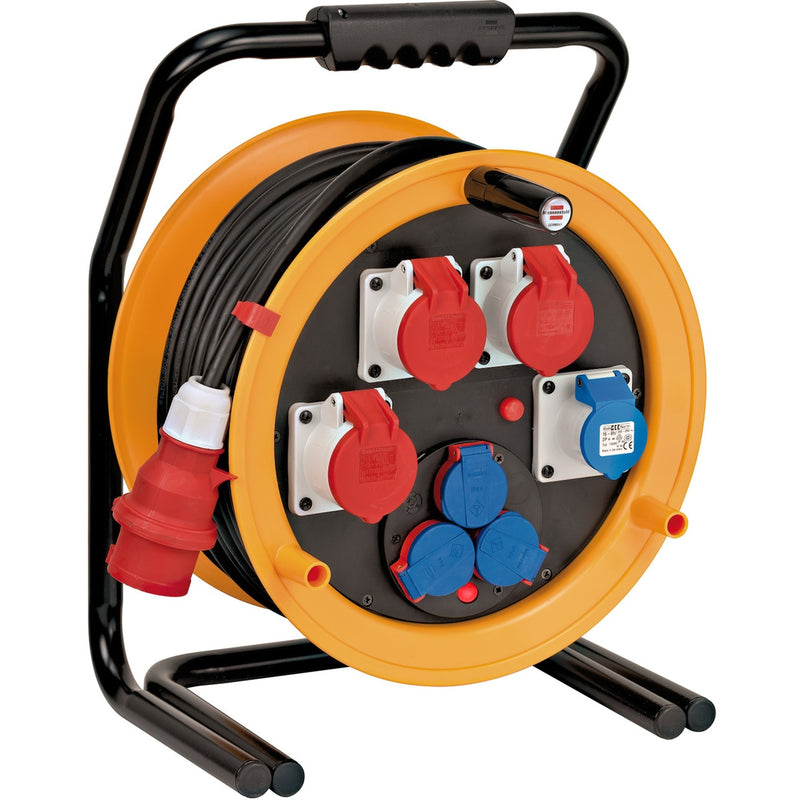 Brennenstuhl Brobusta CEE 4 Carrete de cable IP44, cable de 40 m RN