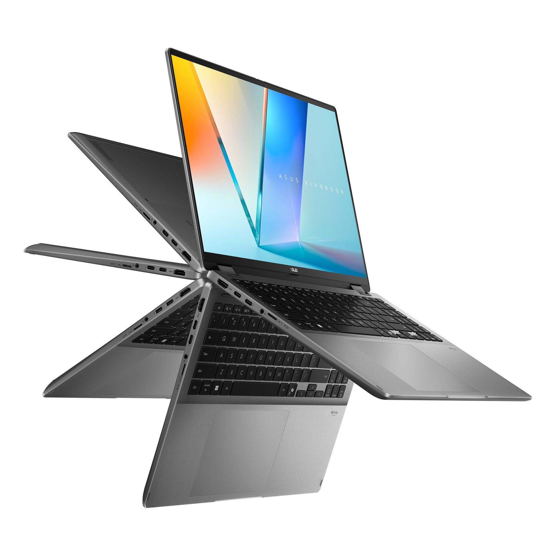 Asus vivobook 16 flip tp3607sa-si099w 16 copilot+ laptop 2-in-1 (grigio | core ultra 7 258v | grafica arc | 32 GB | SSD 1 TB | touch)
