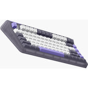 Iqunix og80 lavandin wireless mechanical keyboard (lavendel, us lay-out (qwerty), cherry mx red, 80% (tkl), hot-swappable, pbt, 2.4ghz | bluetooth 5.1 | usb-c) - afbeelding 4