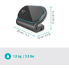 Gardena aquabloom set l voor bewatering op zonne-energie besproeiingscomputer (grijs turquoise, automatisch besproeiingssysteem, accu inbegrepen)