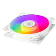 Silverstone vista 120 argb case fan (wit, 120 x 120 x 25 mm, pwm) - afbeelding 3