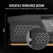 Corsair vengeance 32 gb ddr5-6000 (2x 16 gb) werkgeheugen (grijs, cmk32gx5m2b6000z30, expo) - afbeelding 9