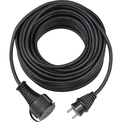 Brennenstuhl kwaliteits verlengsnoer 10m (ip44, kabel voor buiten) zwart