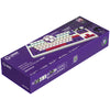 Lorgar kbp70tklw, teclado para juegos (blanco, diseño estadounidense, logar toxic purple, tkl, rgb, intercambiable en caliente, pbt double-shot, bluetooth 2.4ghz usb)