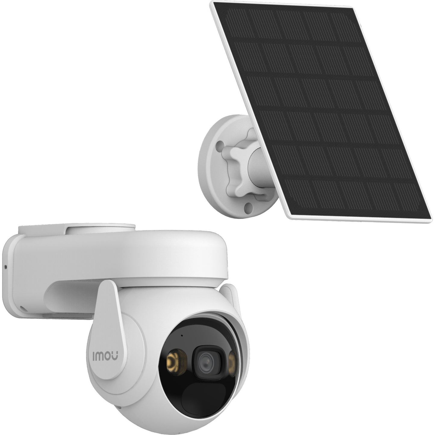 Imou cell pt con telecamera di sicurezza a pannello solare (bianco, 100% wireless)