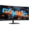 Monitor da gioco curvo ultrawide Gigabyte mo34wqc36 qd-oled 34 (nero, 2x HDMI, porta display, USB-A, USB-B, USB-C, 360 Hz)