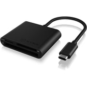 Icy box ib-cr301-c3 kaartlezer (zwart, usb type-c) - afbeelding 3