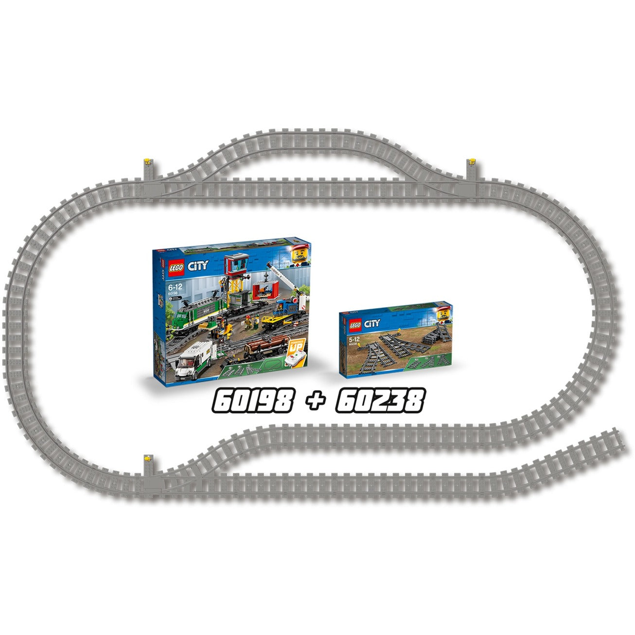 LEGO LEGO CITY TRACH 60238 Wissels