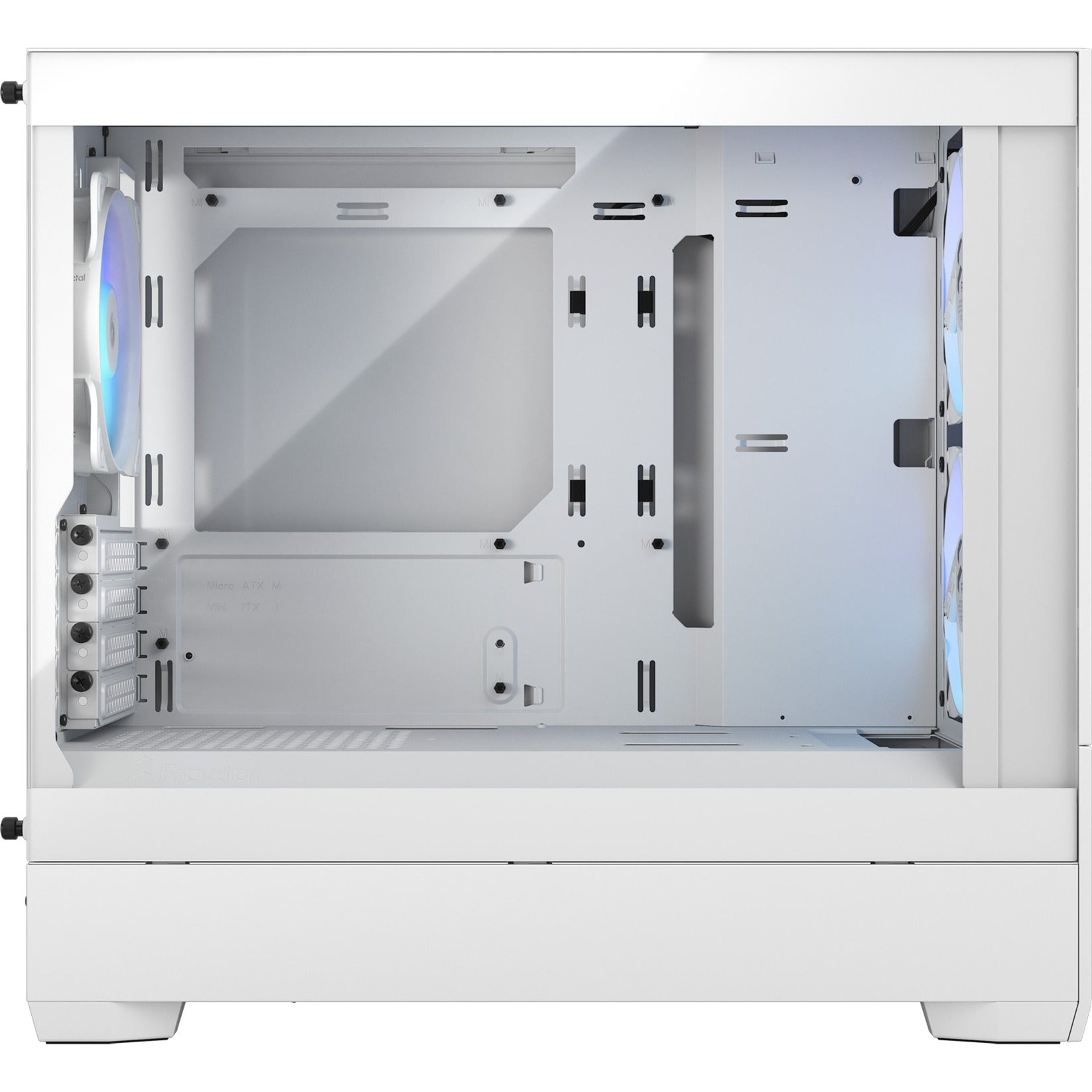 Diseño fractal pop mini air rgb blanco tg tinte transparente