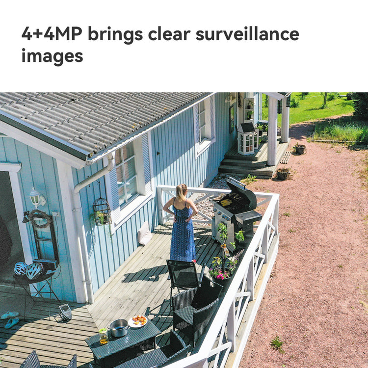 Telecamera di sicurezza Imou cruiser dual 2 pro (bianca, 4MP, wifi 6, lan)