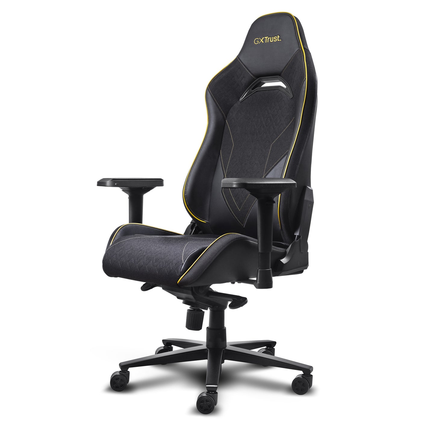 Trust GXT 721 Ruya Pro Premium Comoda sedia da gaming (Nero Giallo)