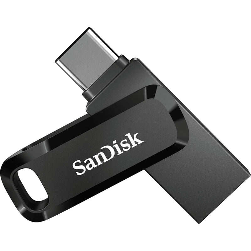 Sandisk ultra dual drive go 64 gb usb-stick (zwart, usb-a 3.2 (5 gbit s), usb-c 3.2 (5 gbit s))