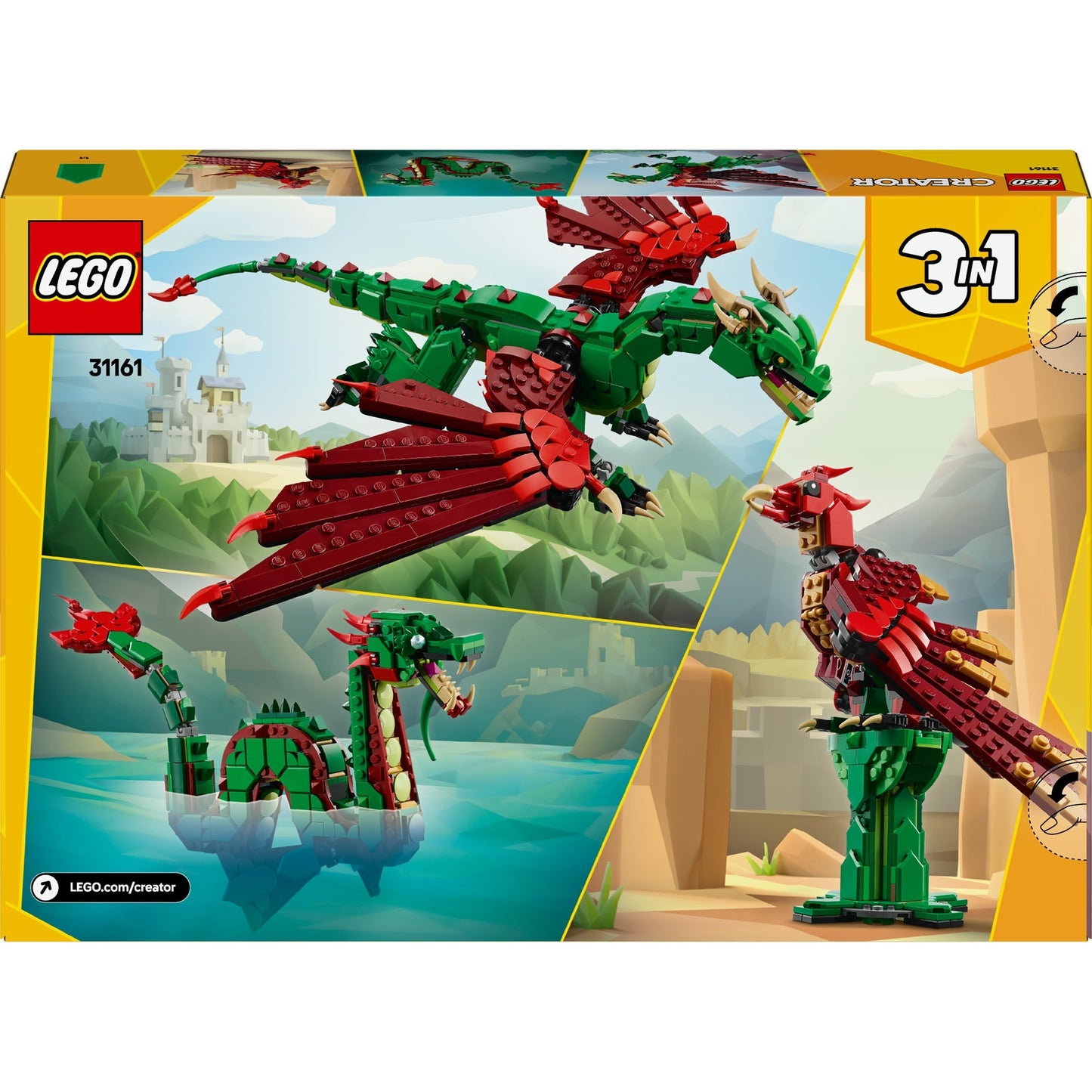 LEGO LEGO Creador 31161 Dragón medieval