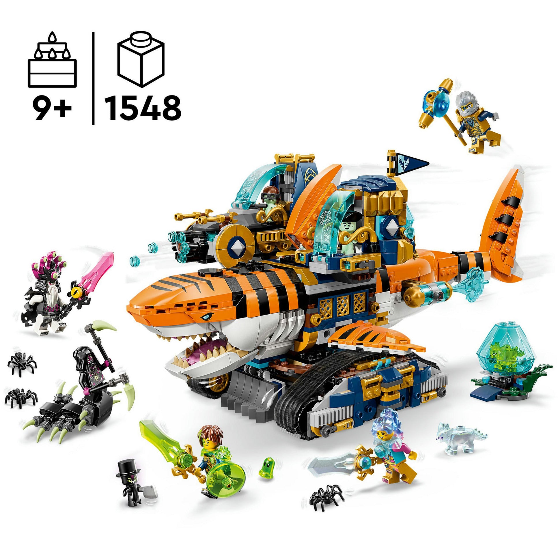 Lego dreamzzz 71515 Il carro armato dello squalo tigre