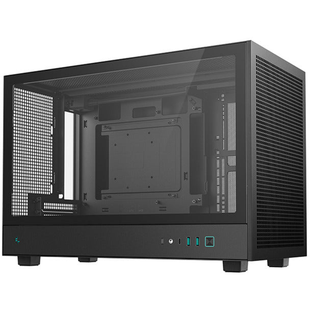 Carcasa mini torre Deepcool ch260 (negra | 2x USB-A | 1x USB-C | vidrio templado)