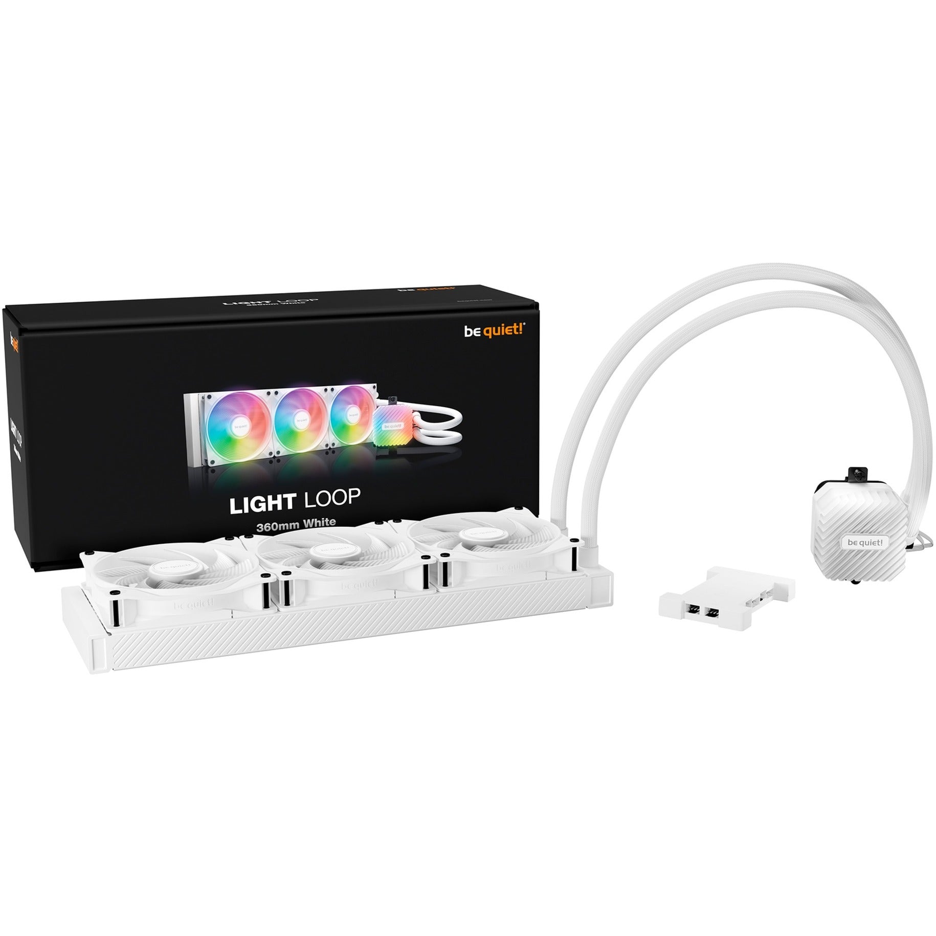 ¡Tranquilizarse! Bucle de luz 360 mm argb blanco