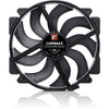 Ventola per case Noctua nf-a14x25r g2 pwm chromax.black (nera, 140 x 140 x 25 mm)
