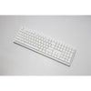 Ducky zero 6108 pure white rgb mechanisch gaming toetsenbord (wit, us lay-out (qwerty), cherry mx2a brown, 100%, rgb leds, double-shot pbt, hot swap, 2.4ghz | bluetooth | usb-c)