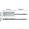 Conectividad ACT USB-C 4K Estación de acoplamiento para 1 HDMI Monitor, EthEd