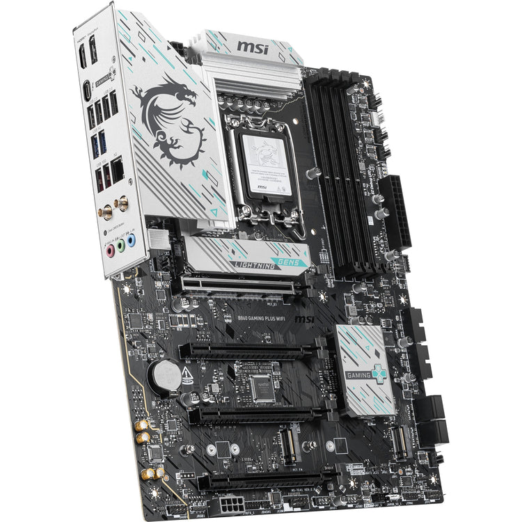 Placa base MSI B860 Gaming Plus WiFi Socket 1851 (RAID, 5GB-LAN, WiFi 7, BT, Sonido, ATX)