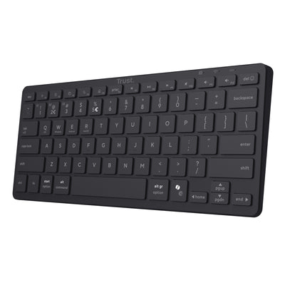 Trust Nado II Bluetooth keyboard (black, US layout, scissor switches, Bluetooth)