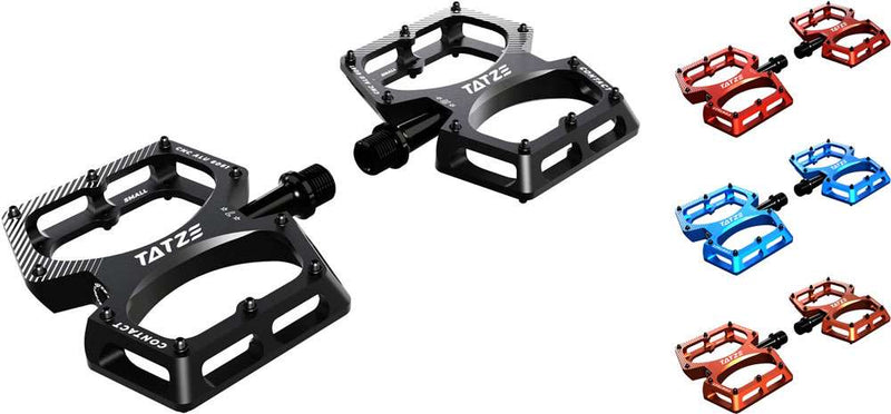 Pedales de plataforma tatze contact cnc mtb pequeños