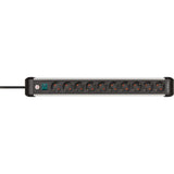 Brennenstuhl premium-alu-line stekkerdoos met schakelaar 10-voudig 3m h05vv-f 3g1,5 - afbeelding 2